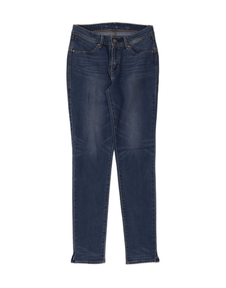 Blugi skinny Levi's pentru femei cu talie medie W29 L32 albastru