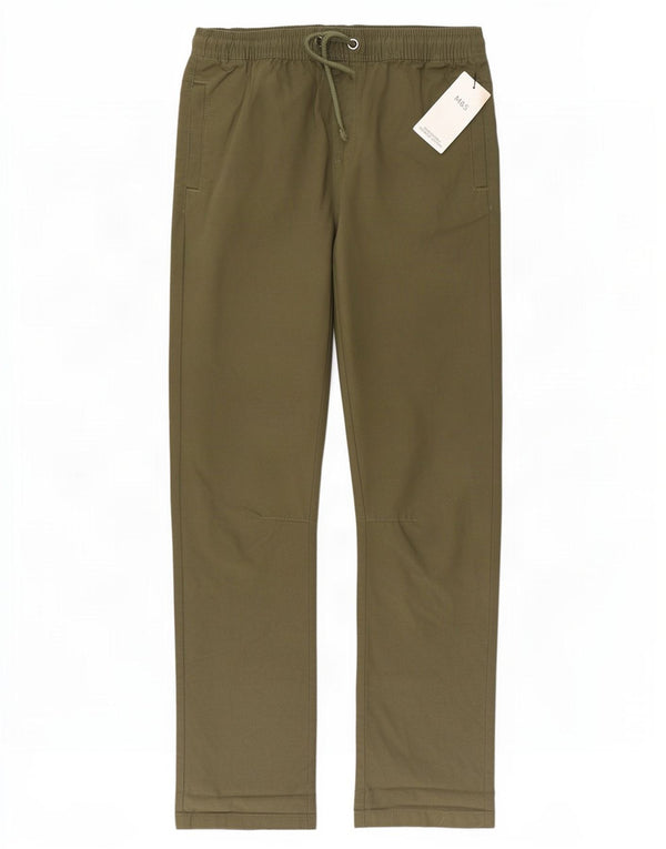 Pantaloni chino drepți pentru băieți Marks & Spencer 13-14 ani W28 L29 kaki