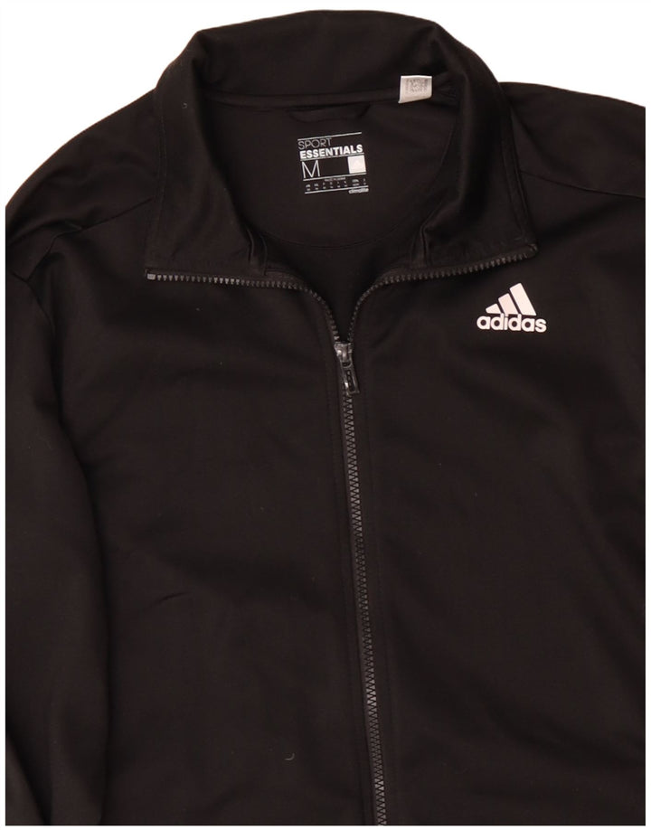 Jachetă de trening Climalite ADIDAS pentru bărbați, poliester mediu negru