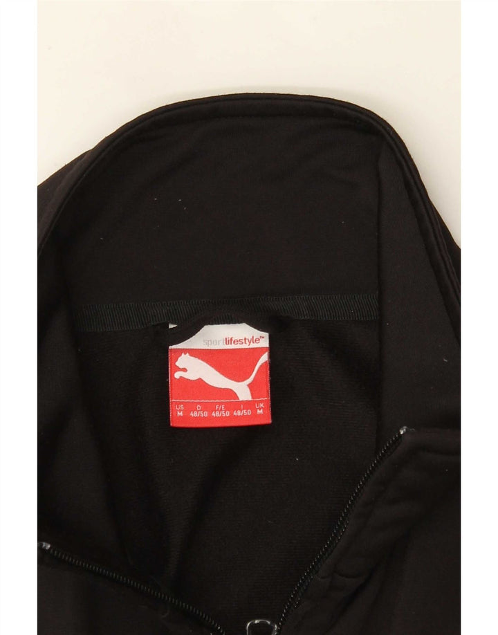 Jachetă de trening grafică Puma pentru bărbați, negru mediu