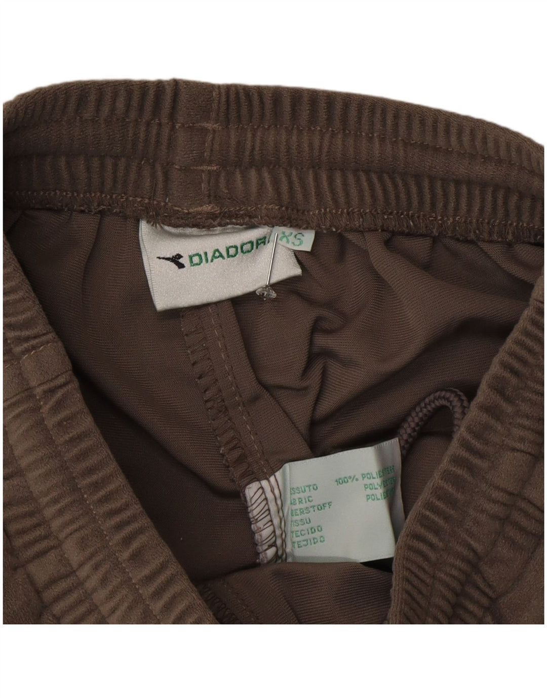 Pantaloni de trening cargo pentru femei Diadora UK 6 XS Maro Poliester