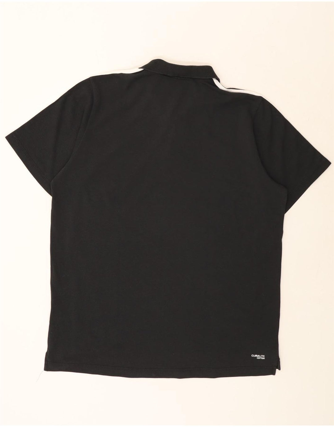 Tricou polo ADIDAS Climalite 2XL bumbac negru