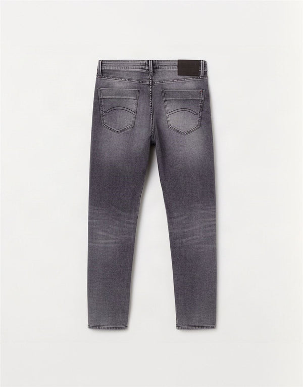 Blugi slim scanton distressed pentru femei Tommy Hilfiger L30 L27 bumbac gri