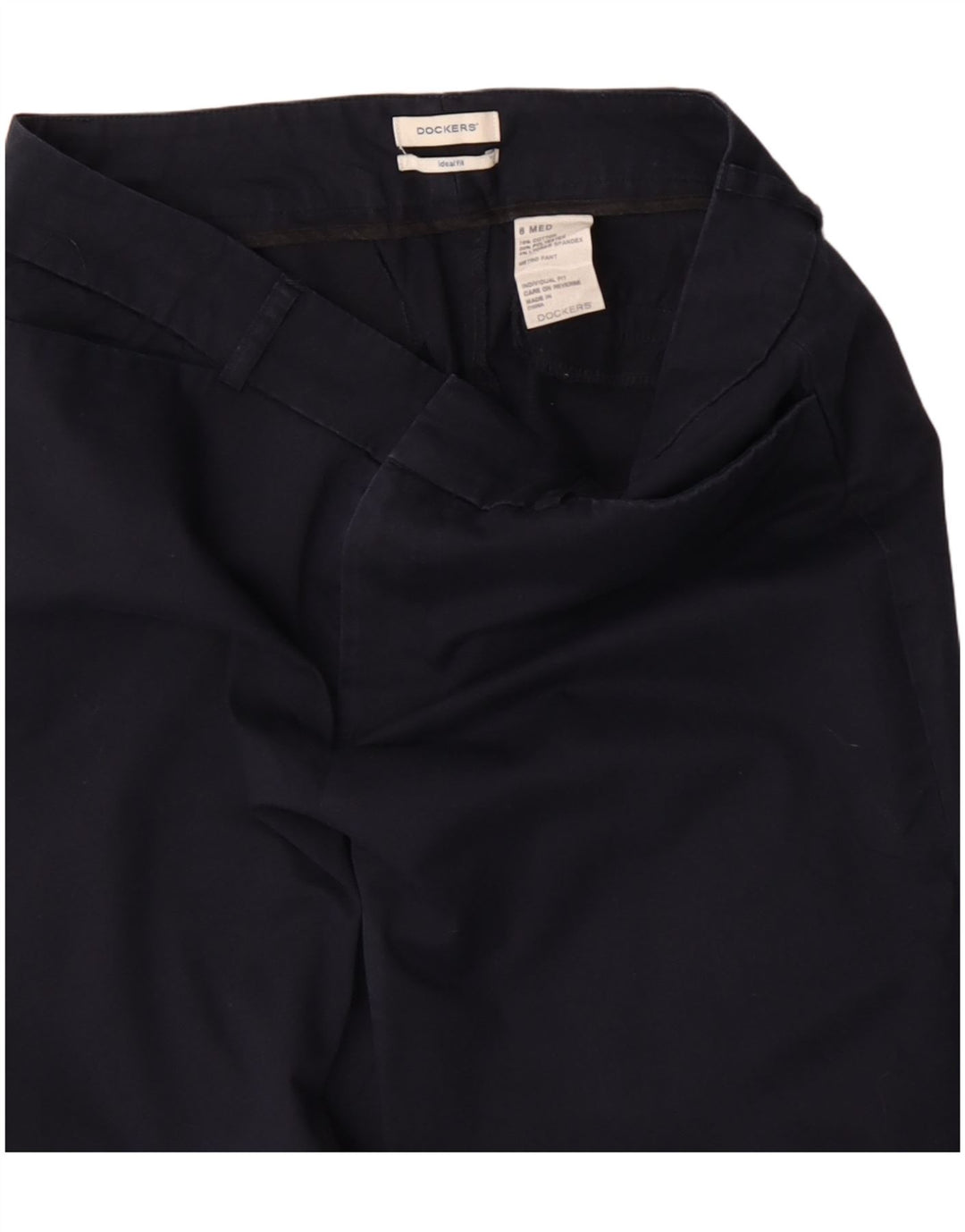 Pantaloni casual pentru femei Dockers US 6 Medium W30 L28 Bumbac bleumarin