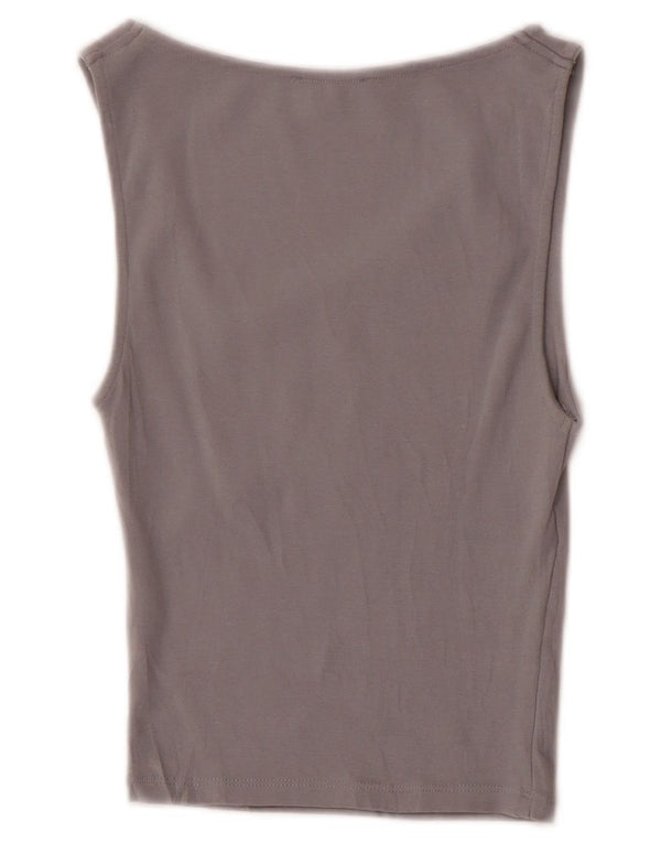 Top Vest Crop pentru Damă Zara UK 8 Small Gri