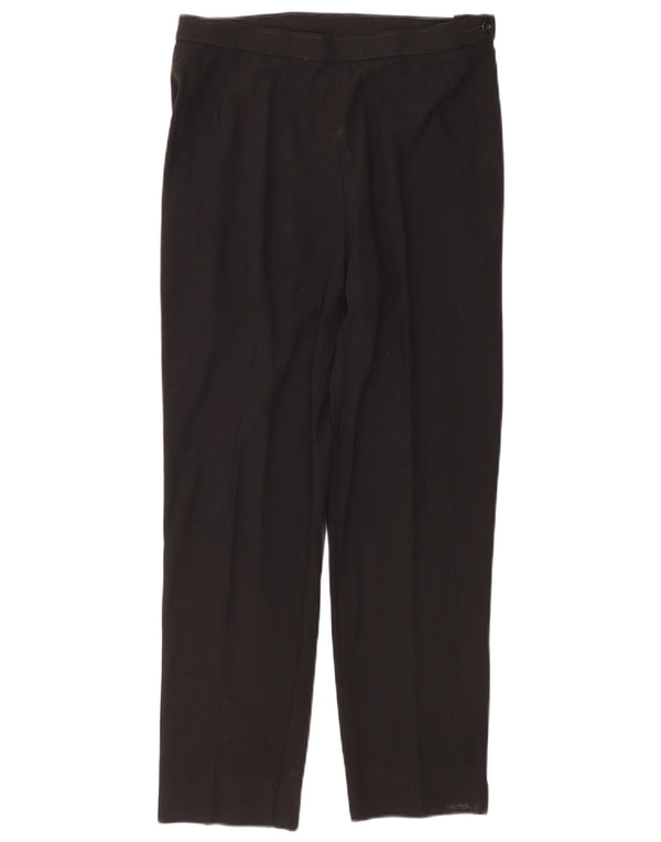 Pantaloni casual drepti pentru femei Marks & Spencer UK 14 Large W32 L29 Negru