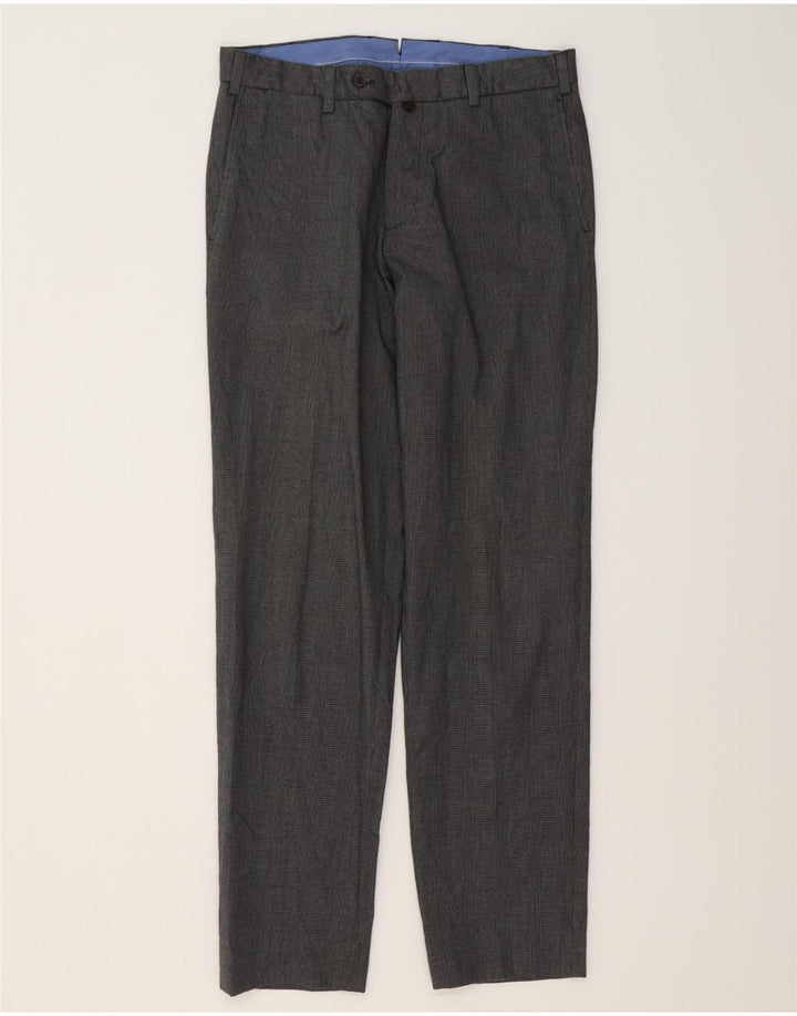 MASSIMO DUTTI Pantaloni de costum pentru bărbați EU 40 Medium W31 L31 Gri Houndstooth