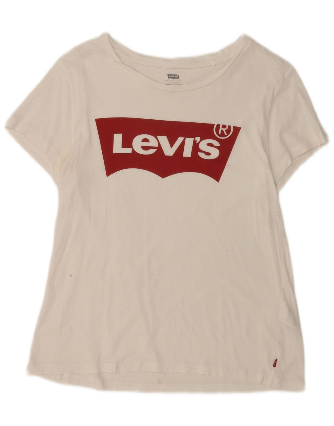 Tricou grafic Levi's pentru femei Top UK 12 Medium White