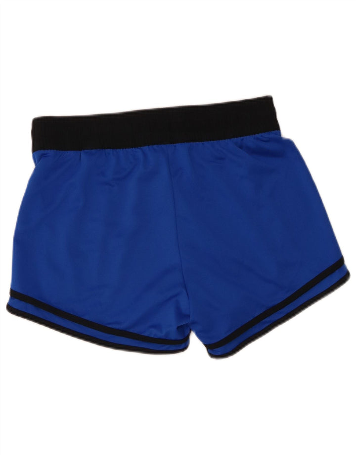 Pantaloni scurti sport Reebok pentru femei UK 8/10 Small Blue Colorblock Poliester
