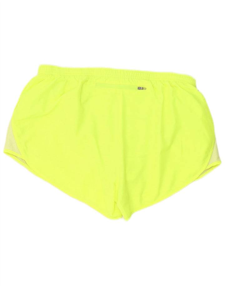 Pantaloni scurți sport Nike Dri Fit pentru femei UK 16, mari, verde, poliester