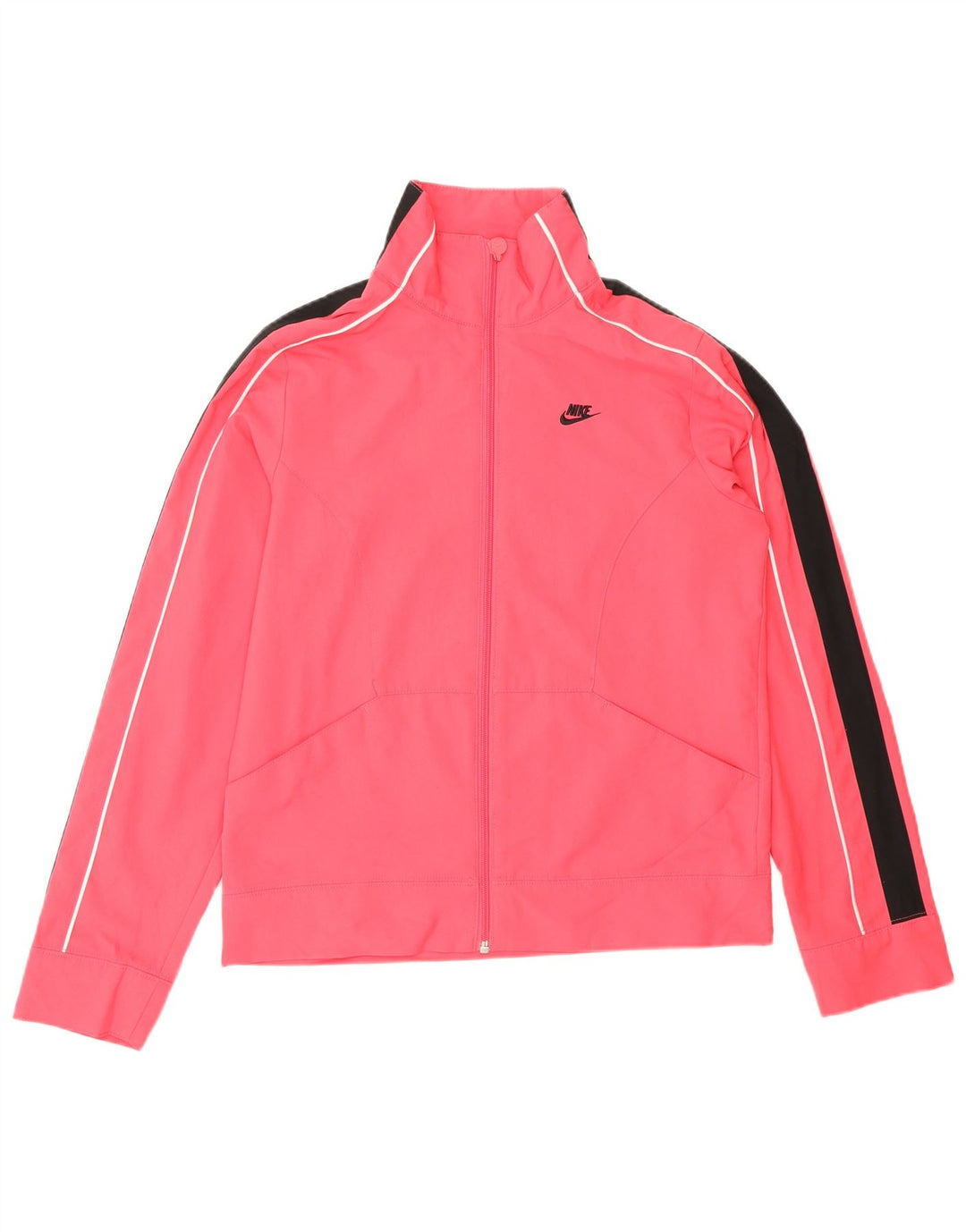 Jachetă de top pentru trening Nike pentru femei US 4/6 mic, roz, poliester color bloc