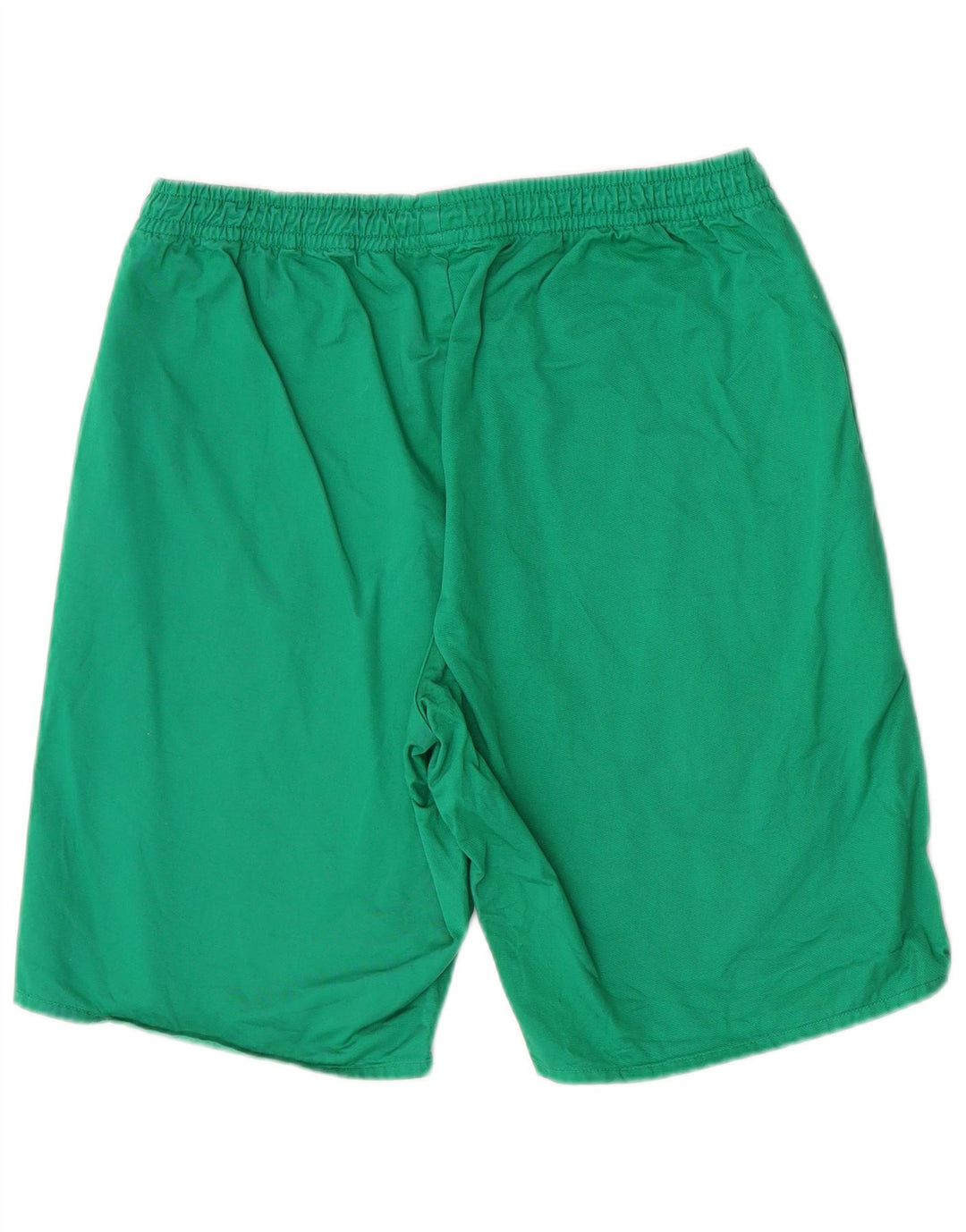 Pantaloni scurți sport grafic Benetton pentru bărbați, bumbac verde mediu