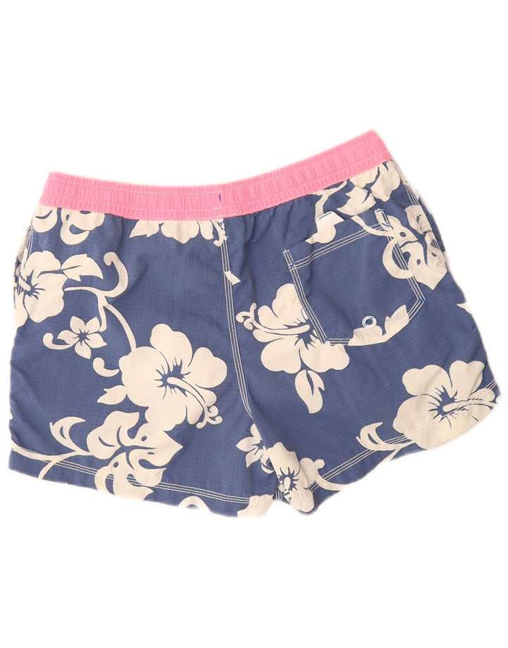 Pantaloni scurți de înot North Sails pentru femei UK 14 Medium Blue Floral Poliamidă