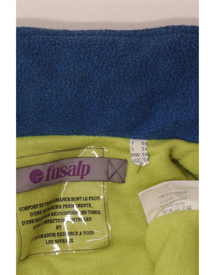 Jachetă de schi Fusalp pentru bărbați IT 54 2XL Albastru din poliamidă color bloc