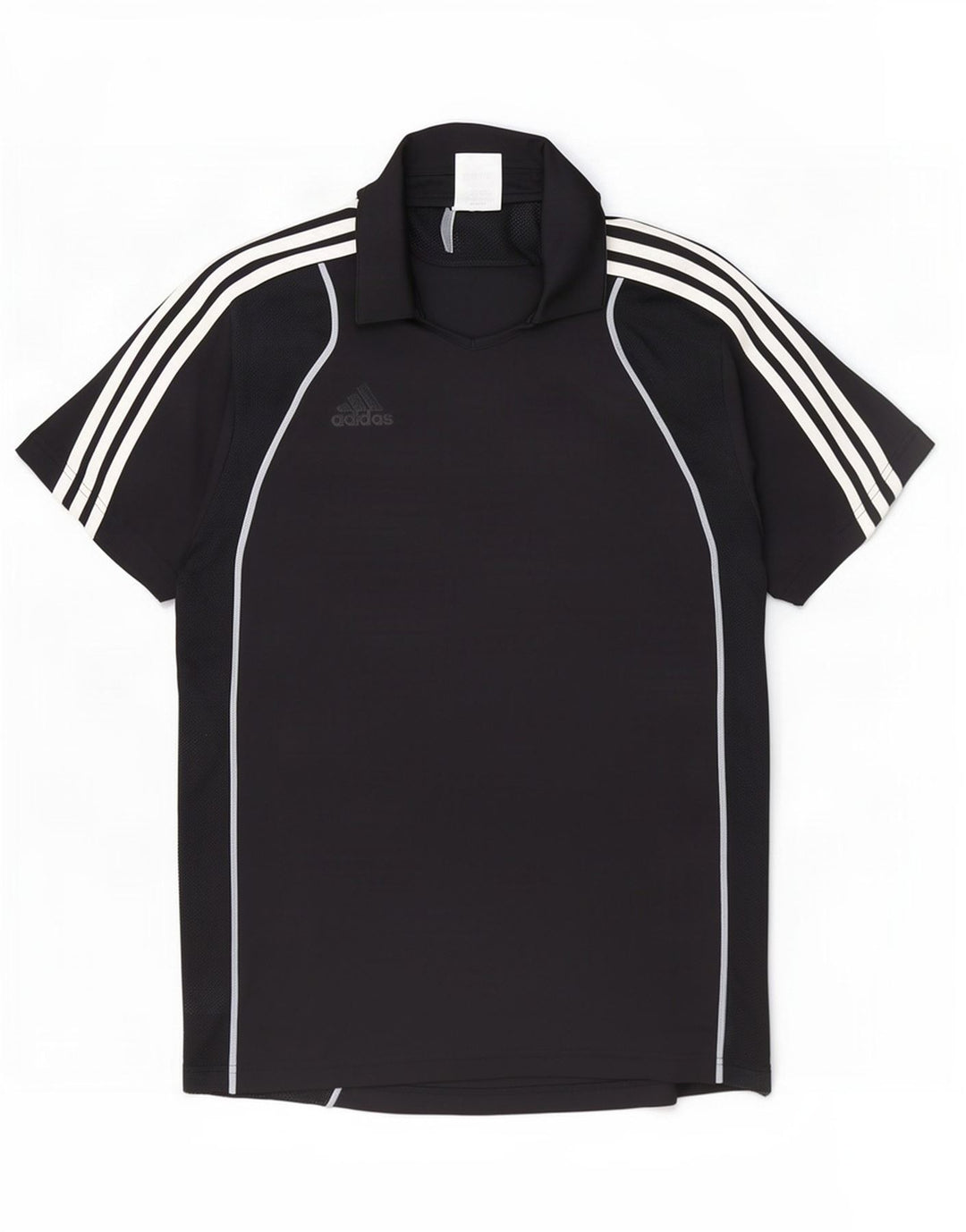Tricou polo Adidas Clima 365 pentru bărbați, poliester negru mare