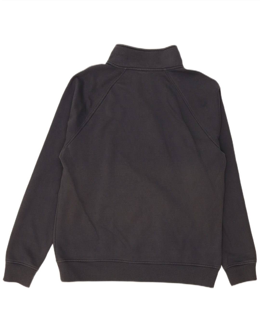 Champion Mens Zip Neck Sweatshirt Jumper XL Grey Cotton