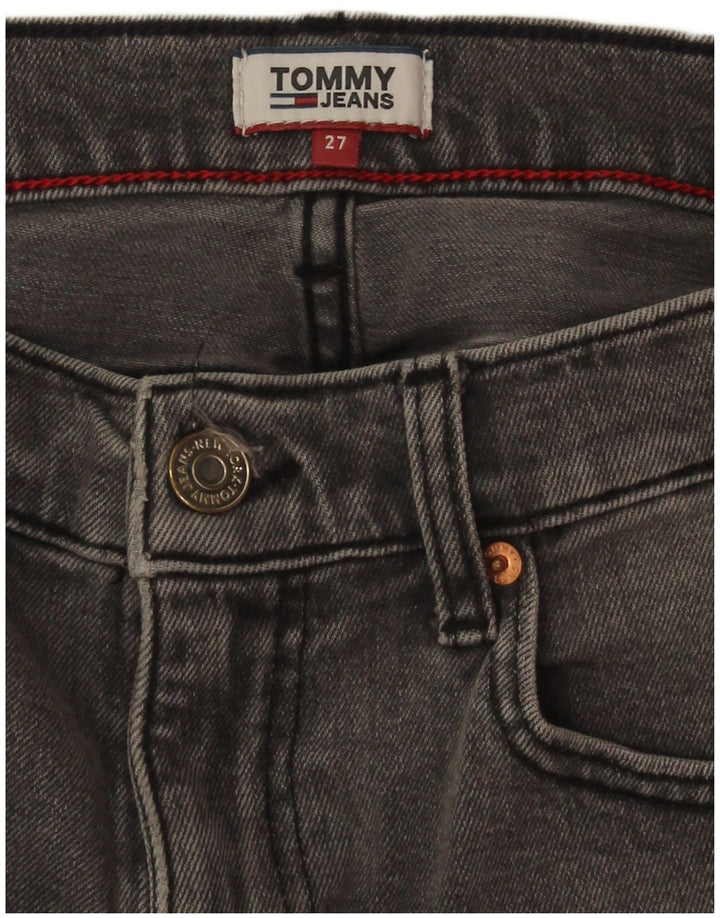 Pantaloni scurți din denim pentru femei Tommy Hilfiger W27, bumbac gri mic