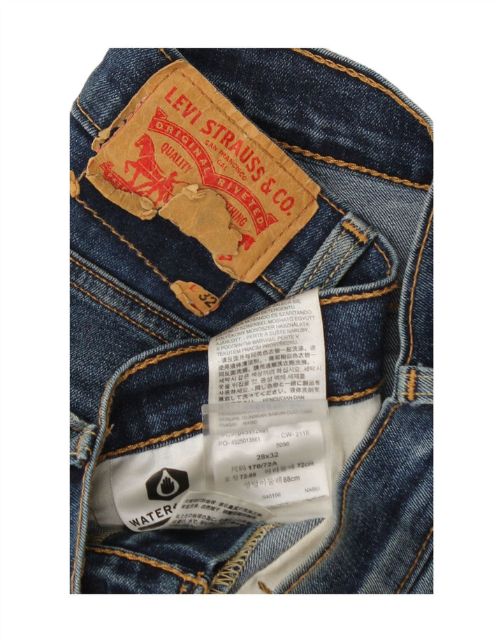 Blugi slim pentru bărbați Levi's W28 L28 Bumbac albastru