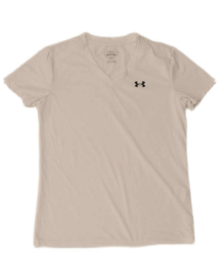 Tricou pentru bărbați Under Armour Top XS Poliester alb