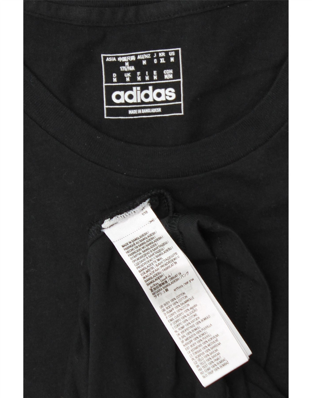 Tricou Bărbați Adidas Top Mediu Negru Bumbac