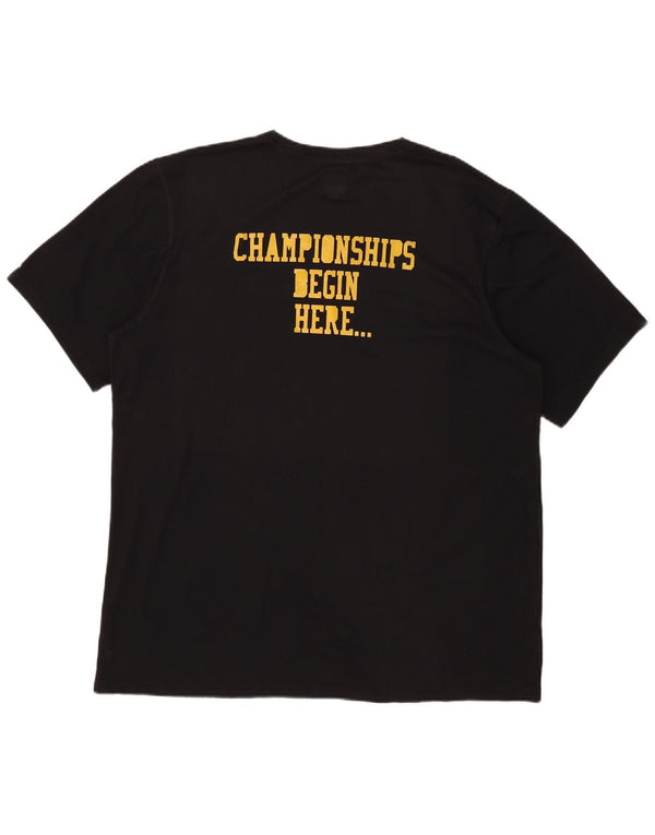 Tricou grafic Russell Athletic pentru bărbați Tigers Top XL Negru