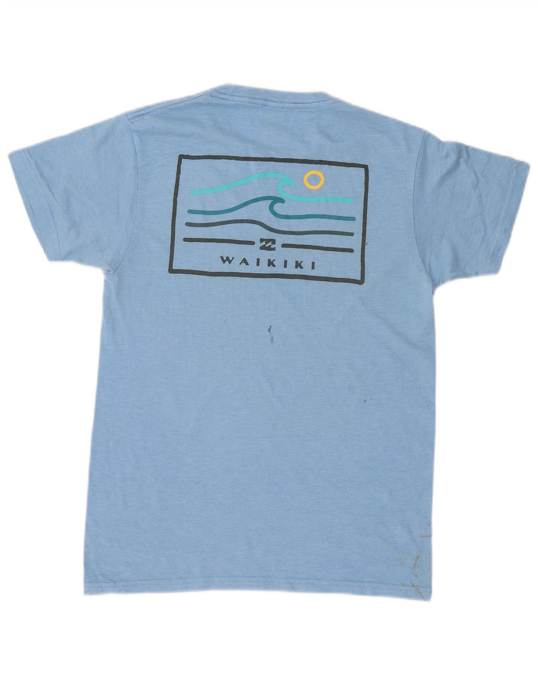 Tricou grafic pentru bărbați Billabong Top mic, albastru, bumbac