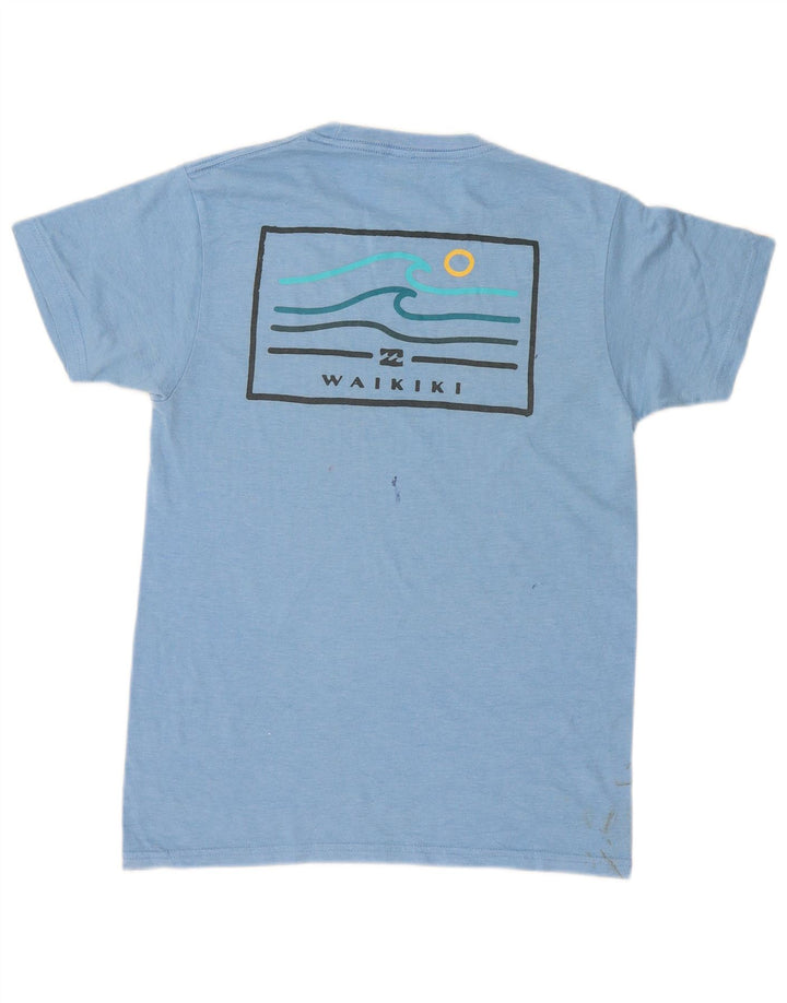 Tricou grafic pentru bărbați Billabong Top mic, albastru, bumbac