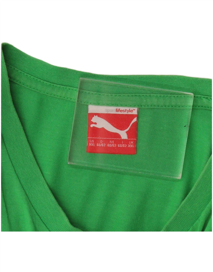 Tricou grafic Puma pentru bărbați Top 2XL verde