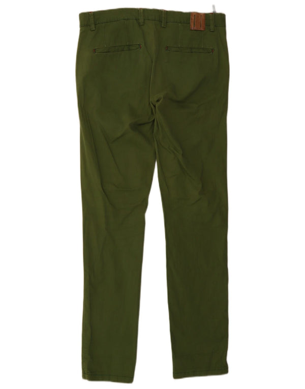 Pantaloni chino pentru bărbați Zara Slim Fit EU 40 Mediu L34 L34 Verde