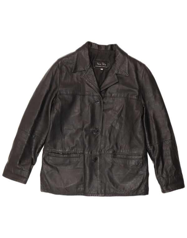 Geacă de piele pentru femei Lavorazione Artigiana IT 44 Medium Black Leather