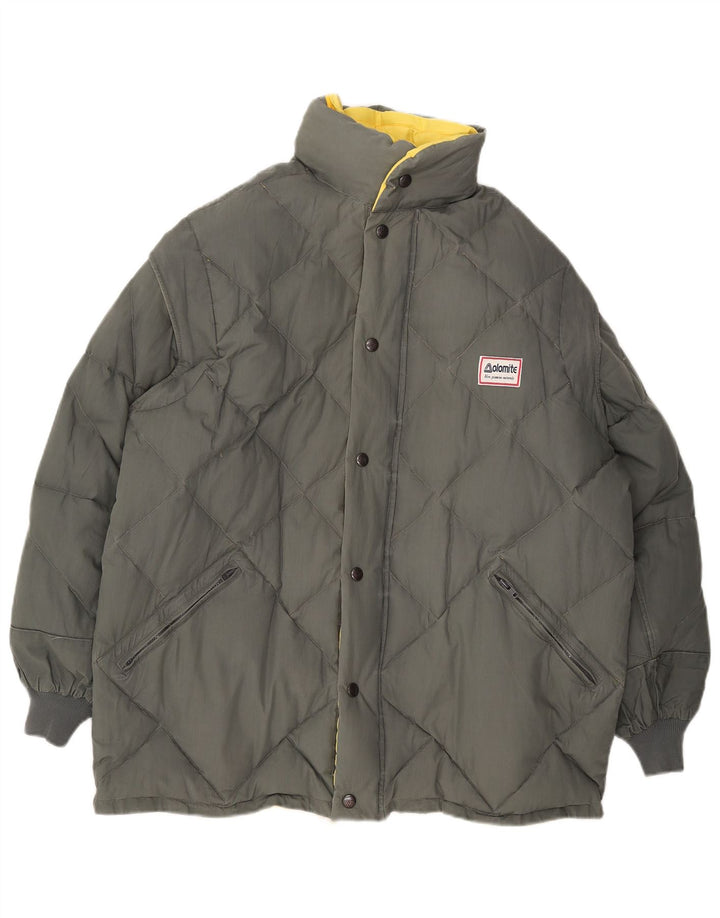 DOLOMITE Jachetă căptușită reversibilă cu glugă pentru bărbați UK 38 Galben mediu