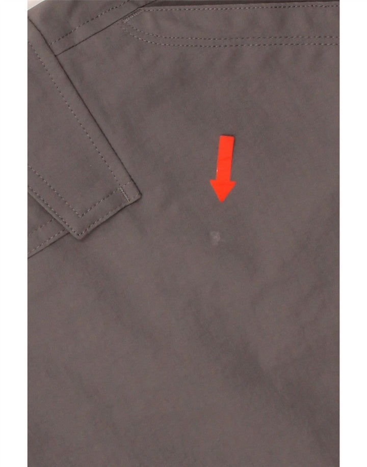 EDDIE BAUER Womens Cargo Shorts US 10 Large W32  Grey Nylon Vintage Eddie Bauer and Second-Hand Eddie Bauer from Messina Hembry 