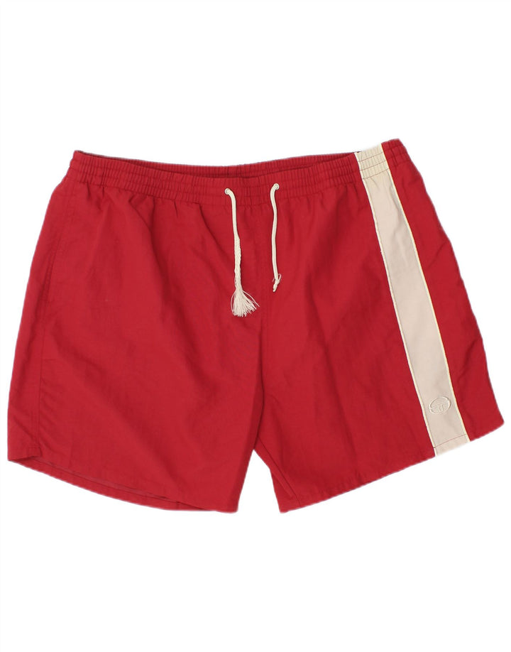 Sergio Tacchini Pantaloni scurți de înot pentru bărbați 2XL, roșu, poliamidă color bloc