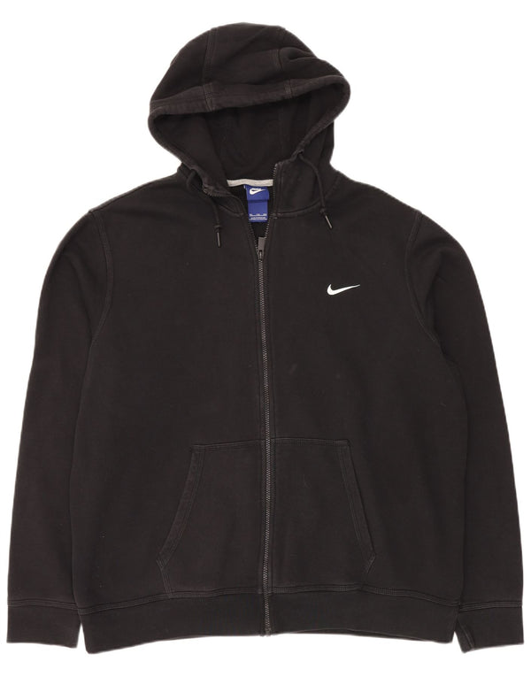 Pulover Nike pentru bărbați, cu fermoar, 2XL, bumbac negru
