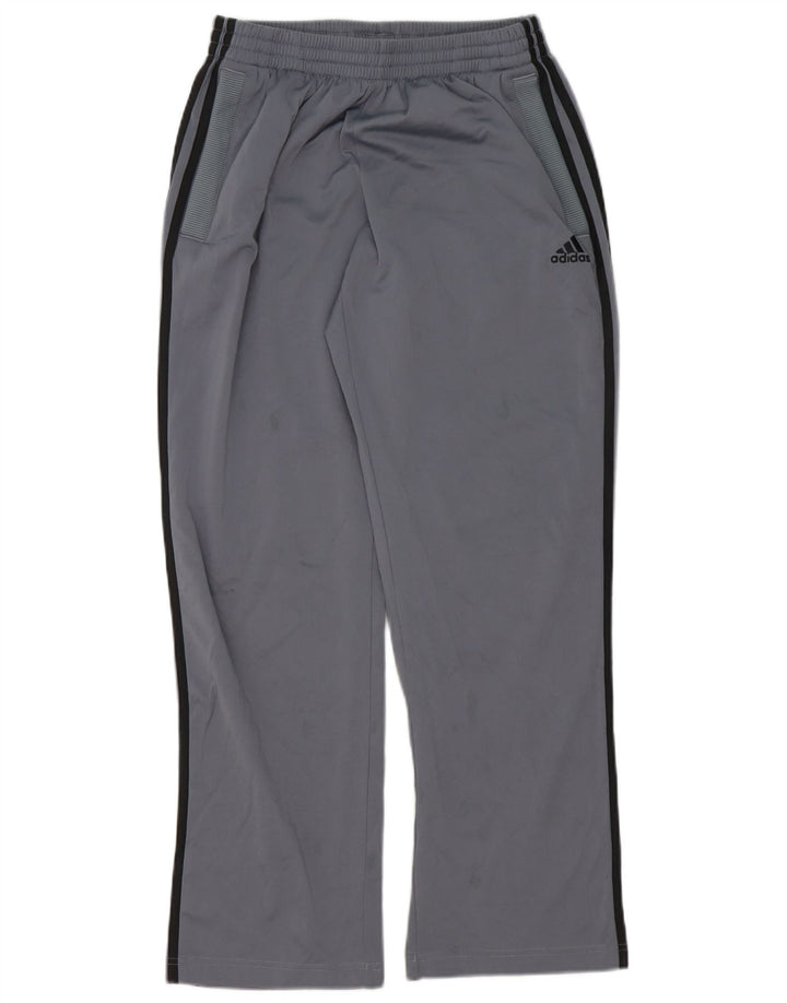 Pantaloni de trening Adidas pentru bărbați, poliester, gri mic