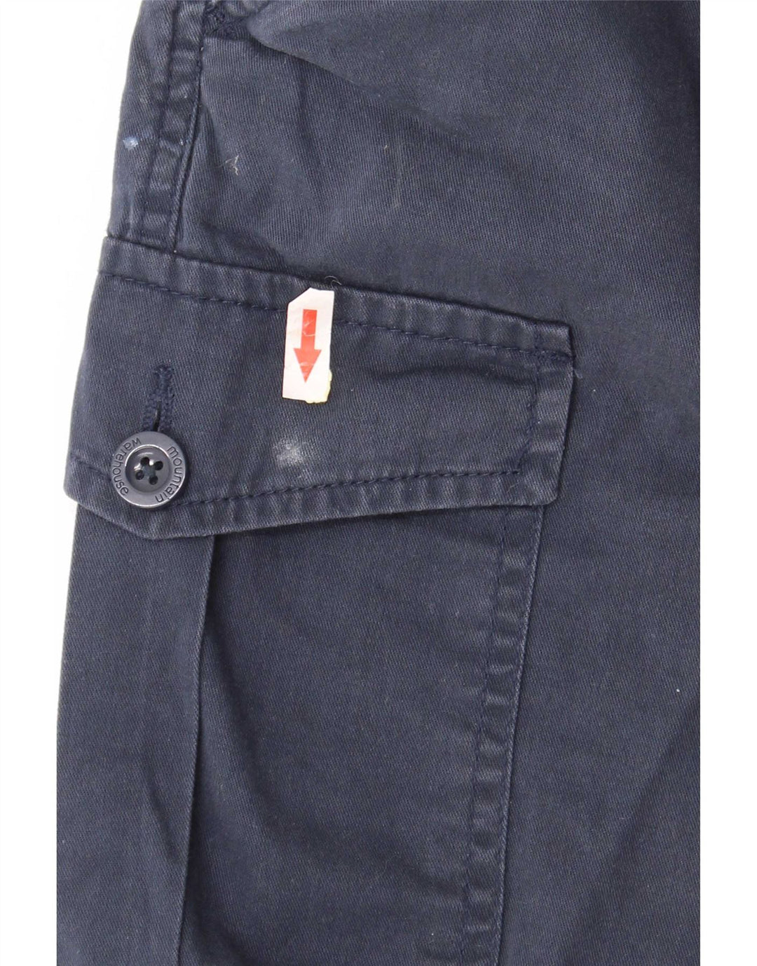 Pantaloni scurți cargo obișnuiți pentru bărbați Mountain Warehouse W36, mari, albastru, bumbac