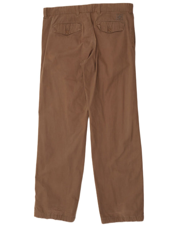 Pantaloni chino drepte pentru bărbați Timberland W36 L35 bumbac maro