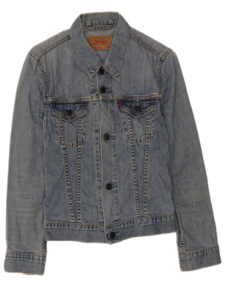 Geaca Levi's Fete Denim 7-8 Ani XS Bumbac Albastru