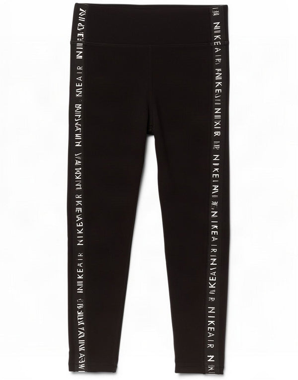 Leggings crop grafic Nike pentru femei UK 14 Large Black