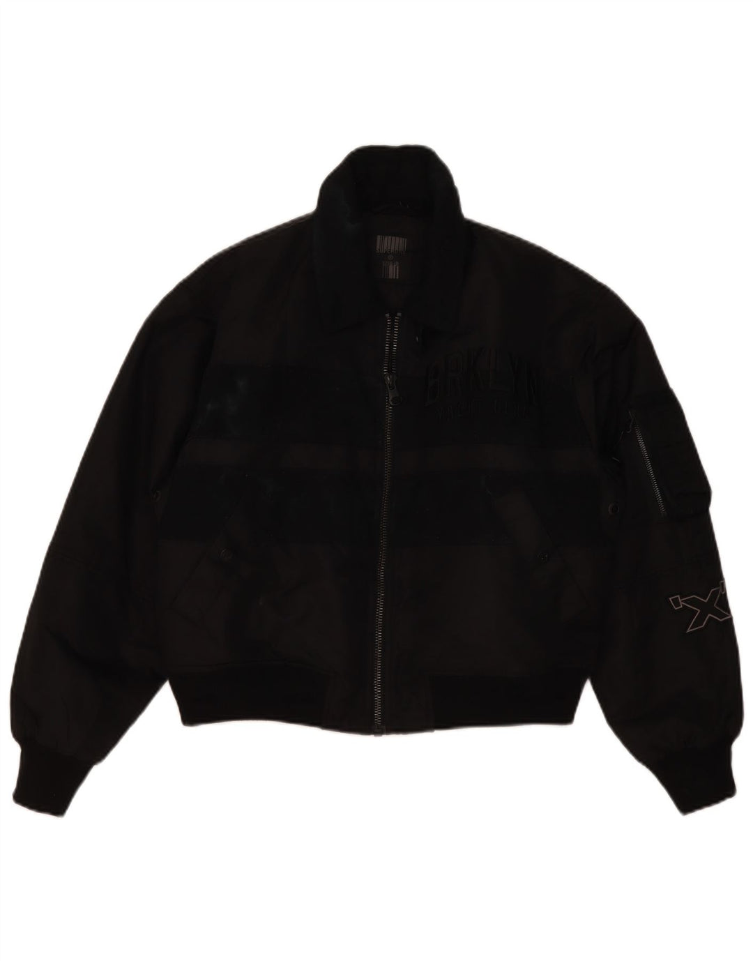 Jachetă bomber supradimensionată pentru femei Superdry UK 10 Small Black