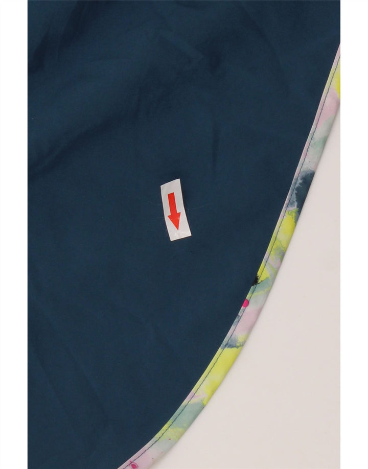 Pantaloni scurți sport grafic New Balance pentru femei UK 14 Medium Blue Poliester