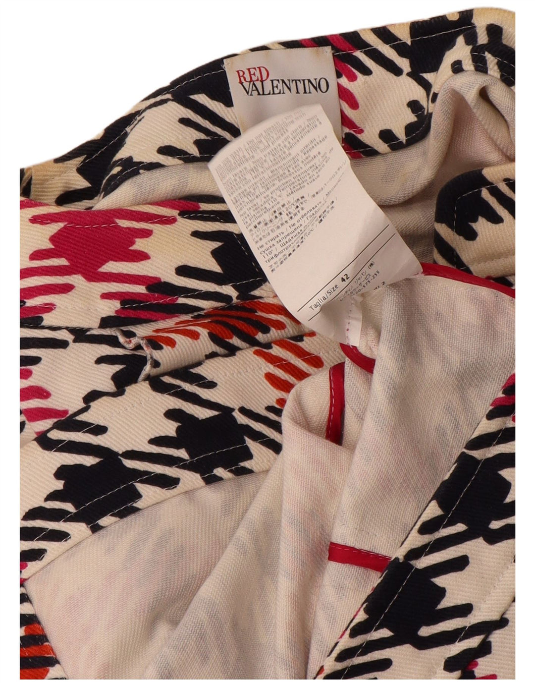 Red by Valentino Jachetă pentru femei Crop Blazer IT 42 Medium Multicolor