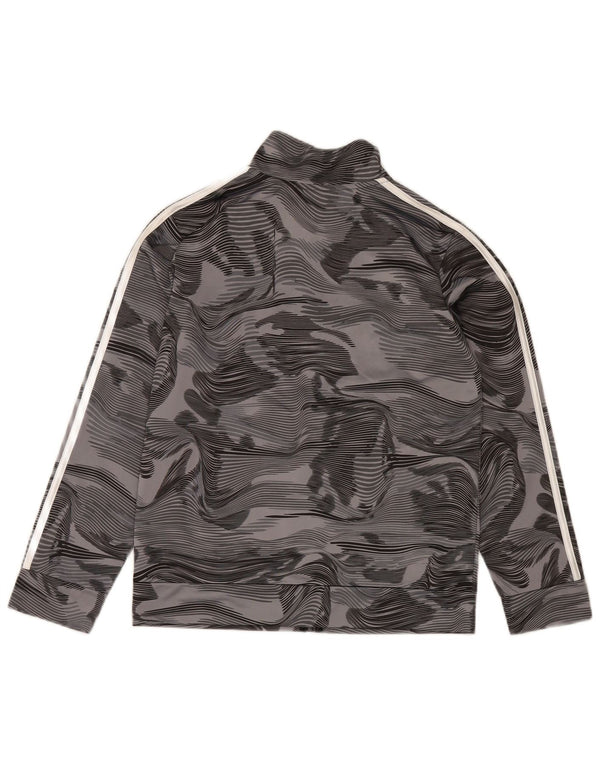 Jachetă pentru trening Adidas pentru băieți 14-15 ani, mare, gri camuflaj