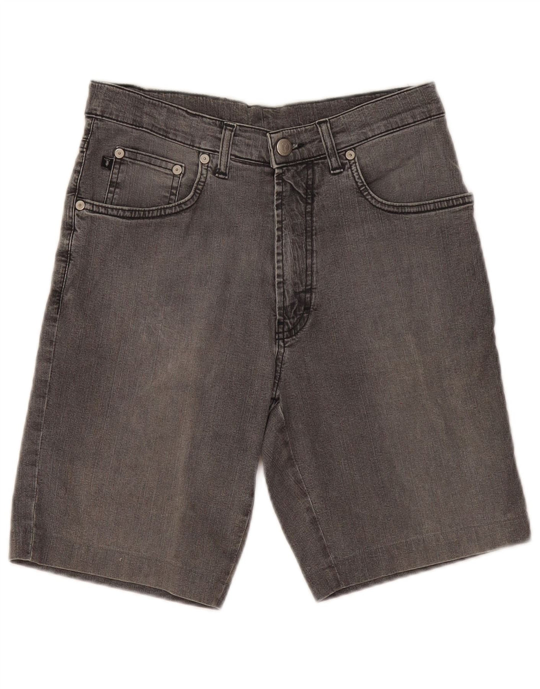 Trussardi Pantaloni scurți din denim pentru femei W30 Gri mediu