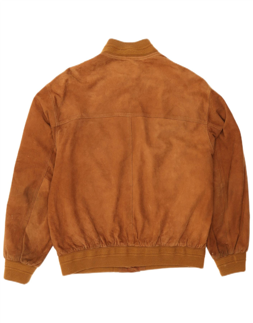 Jachetă Bomber Vintage pentru bărbați din piele intoarsa IT 56 3XL din piele maro