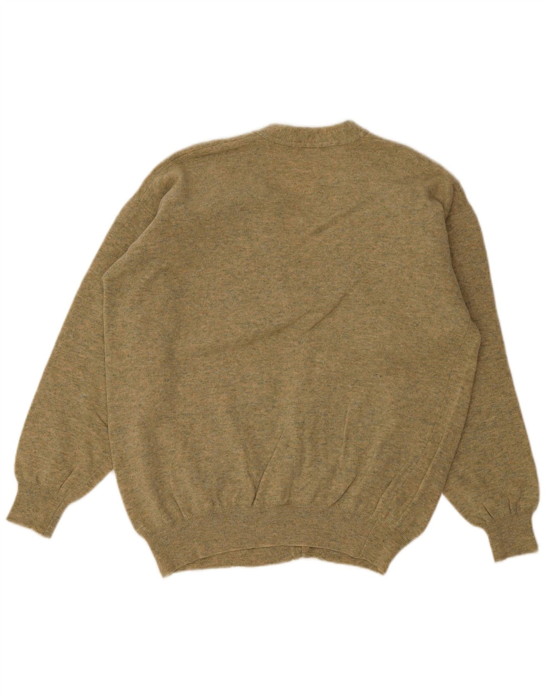 Cardigan Vintage pentru bărbați XL Lână verde
