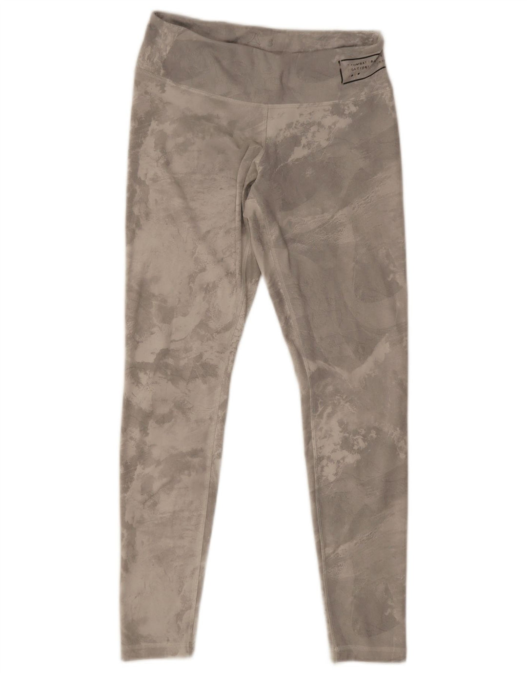 Leggings pentru femei Reebok UK 8/10 Small Gri Tie Dye