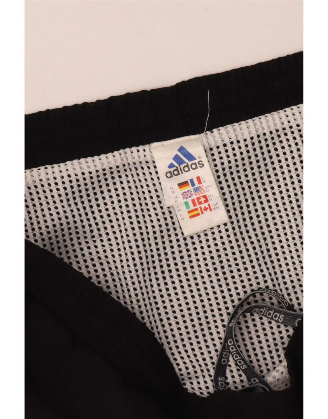 Pantaloni scurți sport pentru bărbați Adidas, mediu negru, poliester color bloc