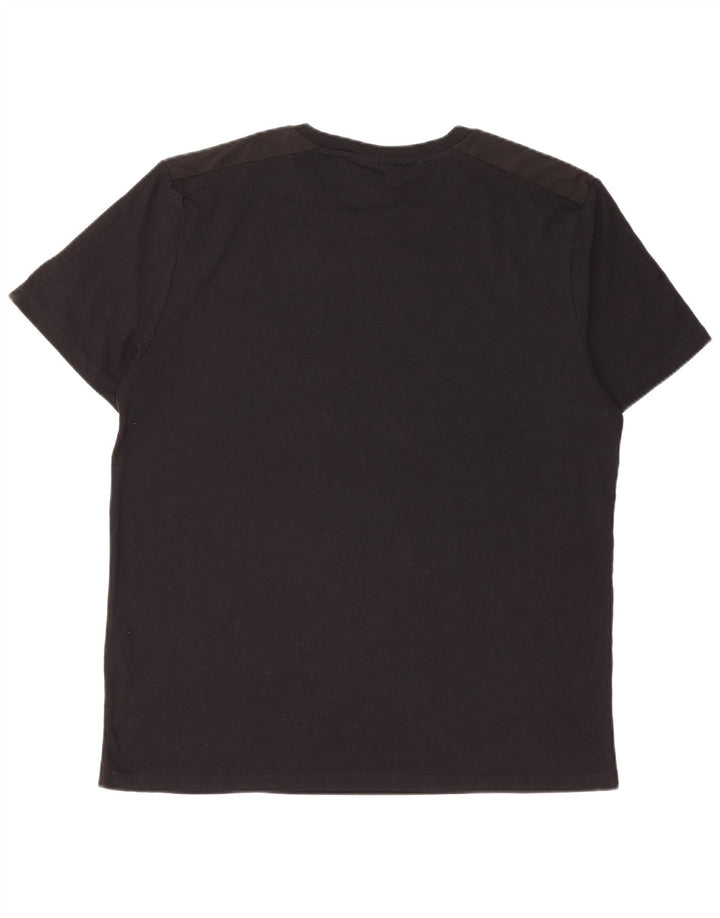 Tricou pentru bărbați Dkny Top mare din bumbac negru