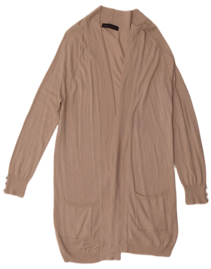 Pulover cardigan deschis pentru femei Marks & Spencer UK 8 Mic Bej